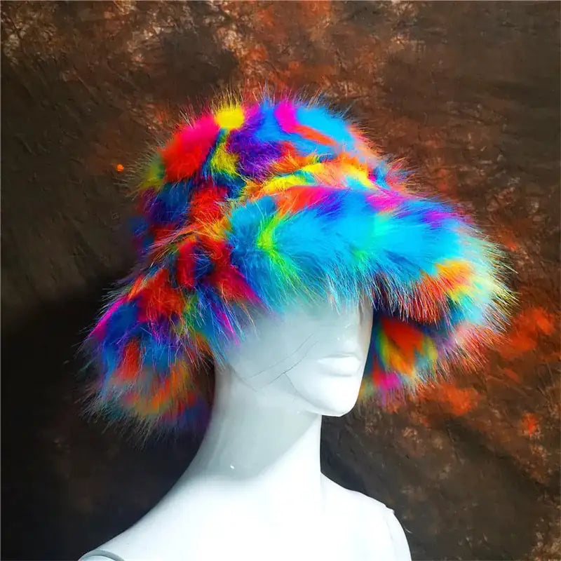 Fur Colorware Hat