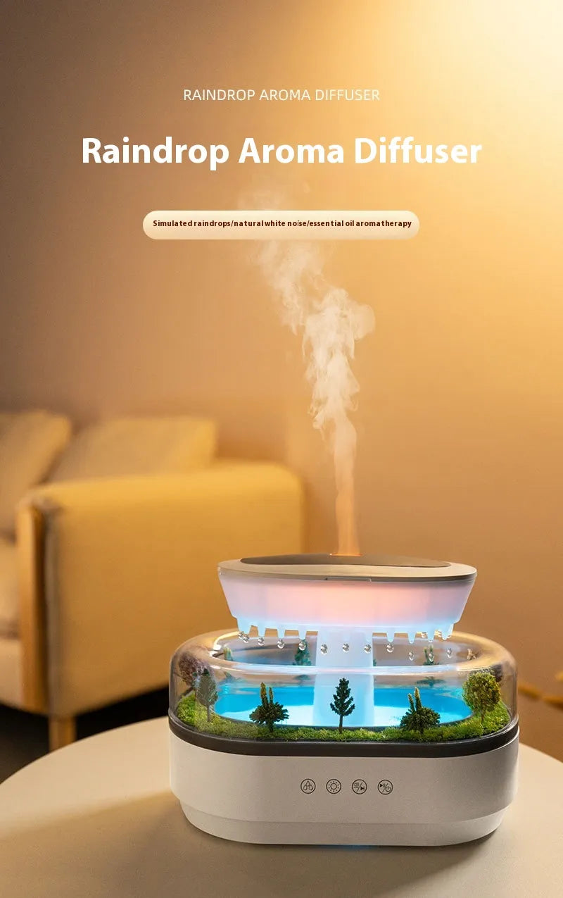 Landscape Aroma Raindrop Humidifier Diffuser