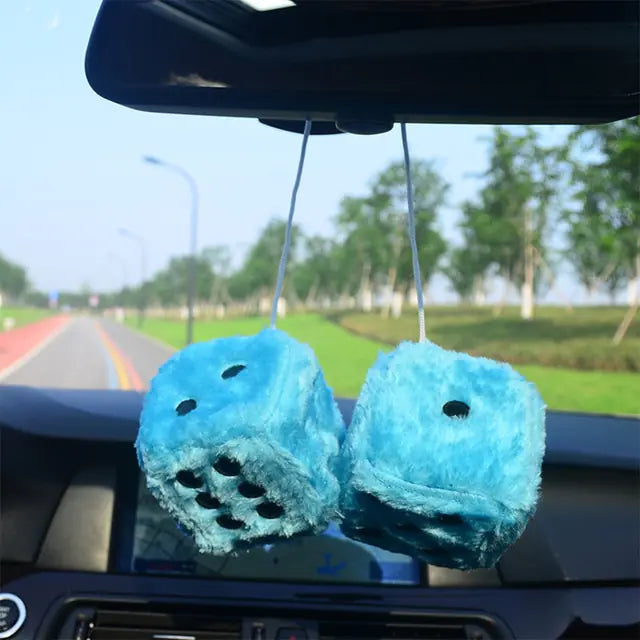 Fuzzy Plush Dice