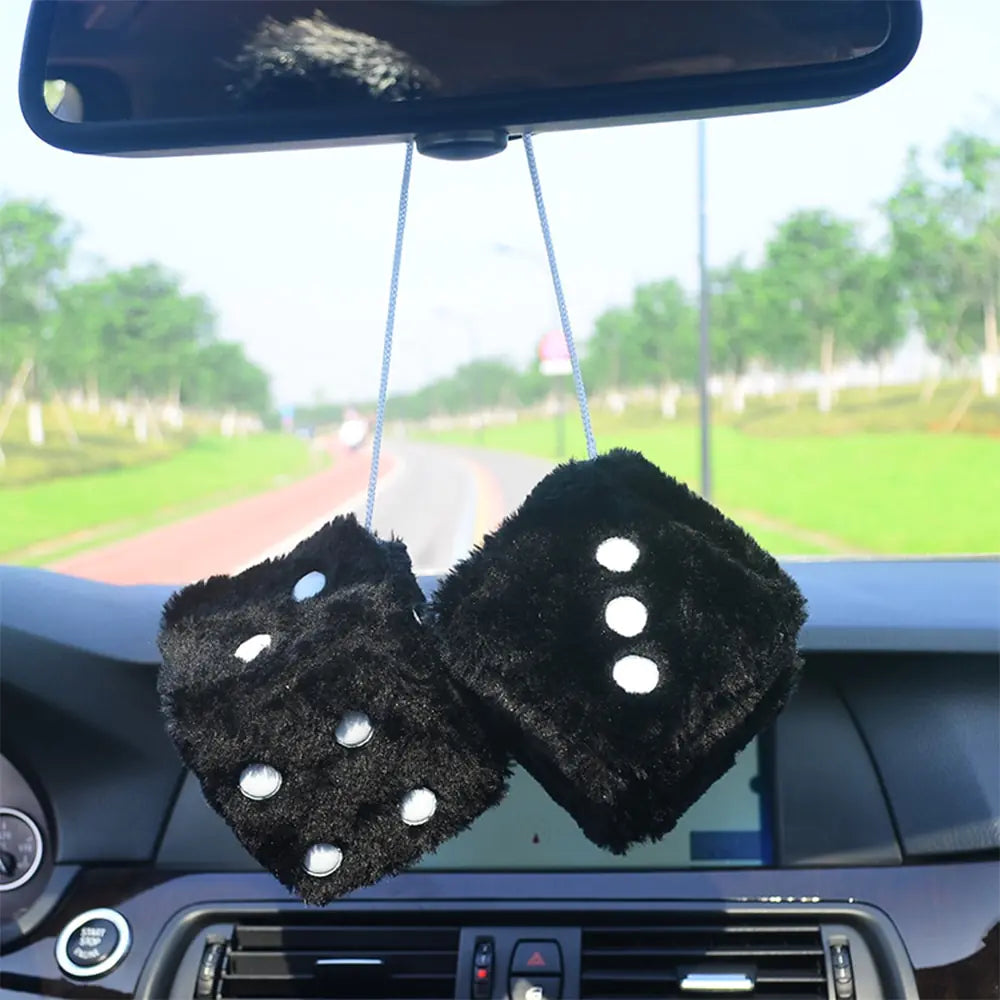 Fuzzy Plush Dice