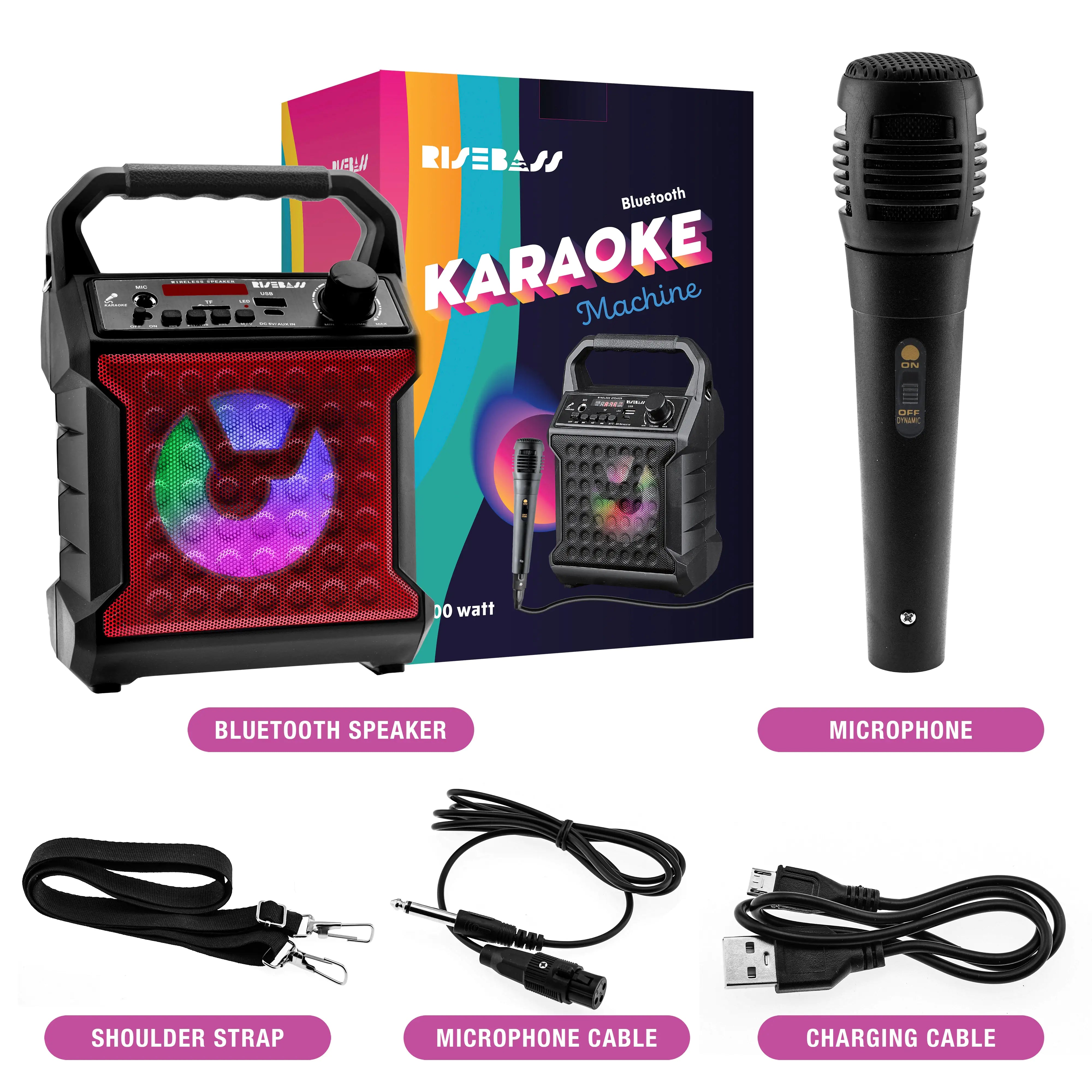 Risebass Portable Karaoke Machine