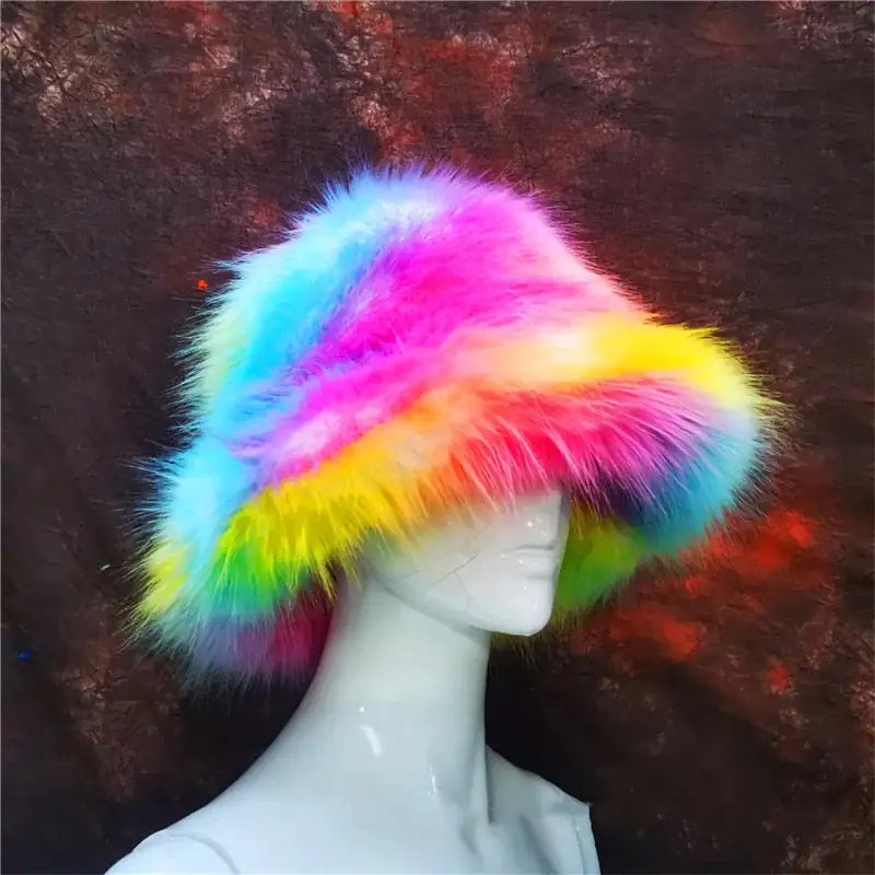 Fur Colorware Hat