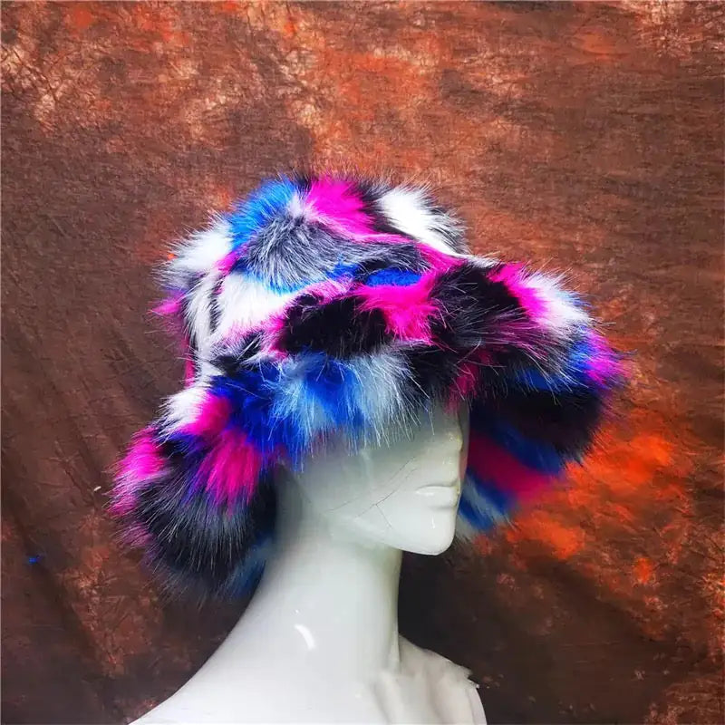 Fur Colorware Hat