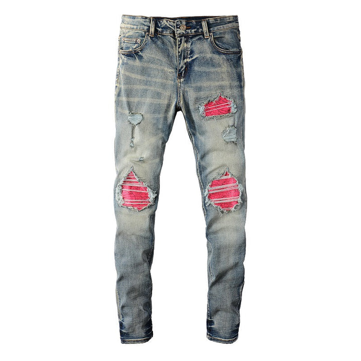 Red Patch Men's Jeans