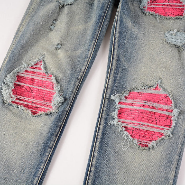 Red Patch Men's Jeans