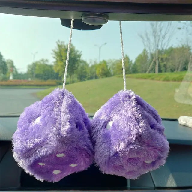 Fuzzy Plush Dice