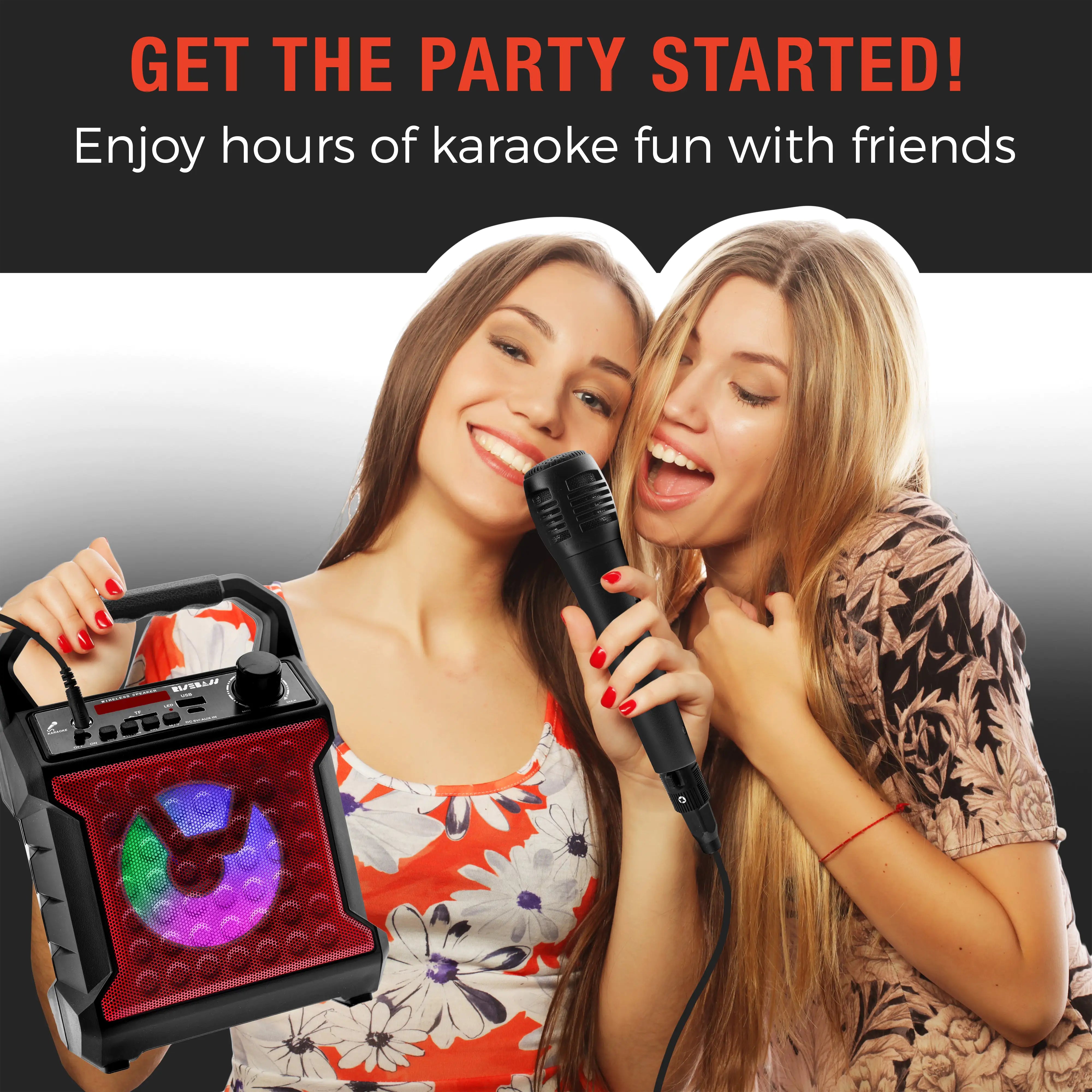 Risebass Portable Karaoke Machine